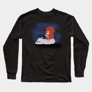 Yzma the cat and Squirrel Long Sleeve T-Shirt